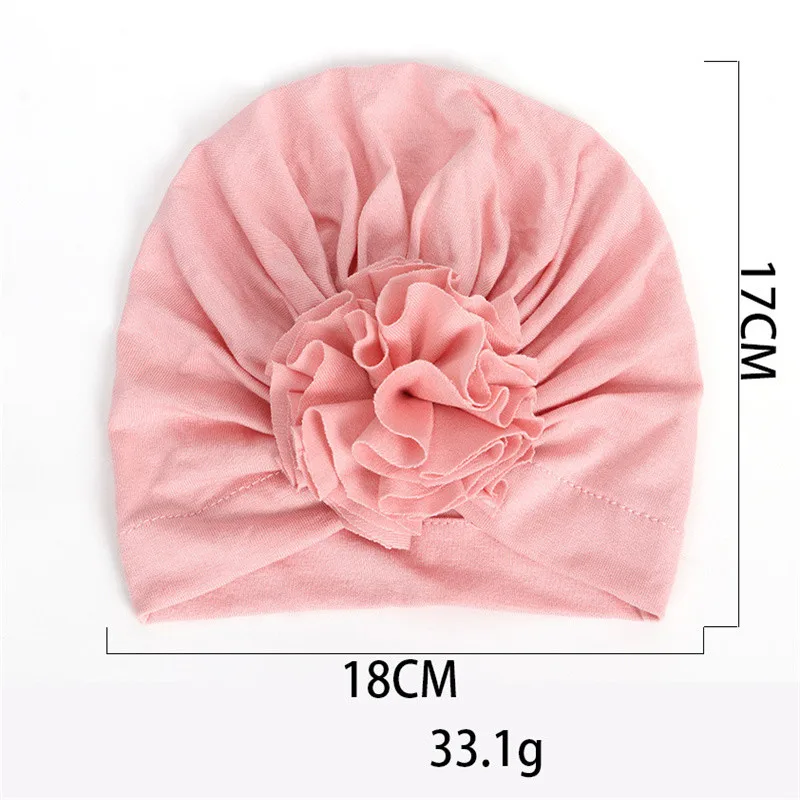 New Fashion Flower Baby Hat Newborn Elastic Baby Turban Hats for Girls 10 Colors Cotton Infant Beanie Cap New Fashion Flower Baby Hat Newborn Elastic Baby Turban Hats for Girls 10 Colors Cotton Infant Beanie Cap