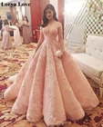 Длинное бальное платье, Розовое Бальное Платье, 16 вечерних украшений, кружевные корсеты для выпускного вечера, 2021