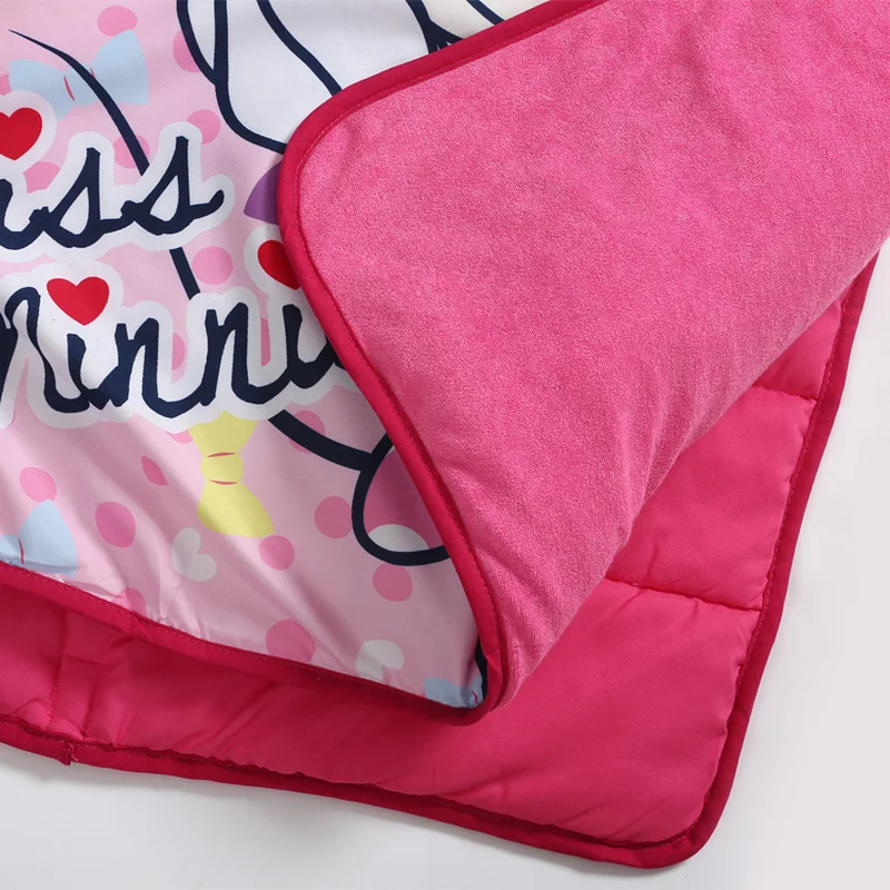 Disney Холодное сердце Эльза Анна майки Миники свернутый коврик для сна с одеялом и