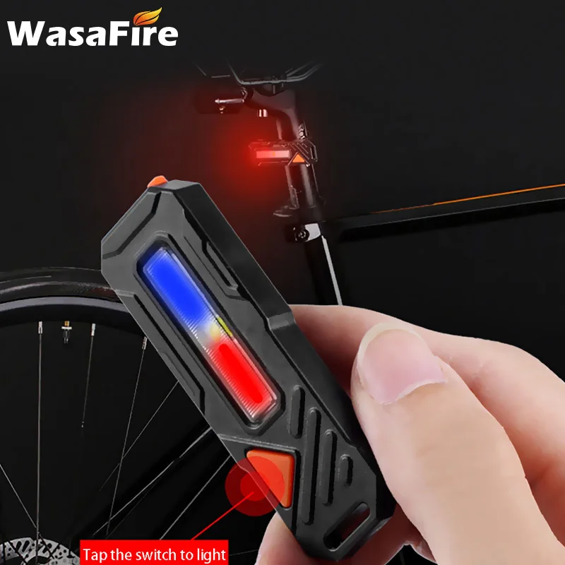 

Waterproof USB Charging Bicycle Tail Light Ultra Bright 6 Modes Red/White LED Light Bike Safety Flash Lamp Cycling Accessories