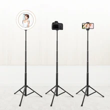 Photography LED Selfie Ring Light With 1.3M Tripod Stand Phone Holder Dimmable USB Ring Lamp For Youtube Tiktok VK Live Video