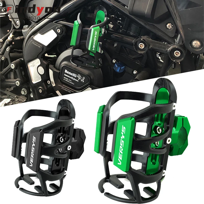 

For Kawasaki VERSYS 300X 650 1000 VERSYS300X VERSYS1000 high quality Motorcycle CNC Beverage Water Bottle Drink Cup Holder Mount