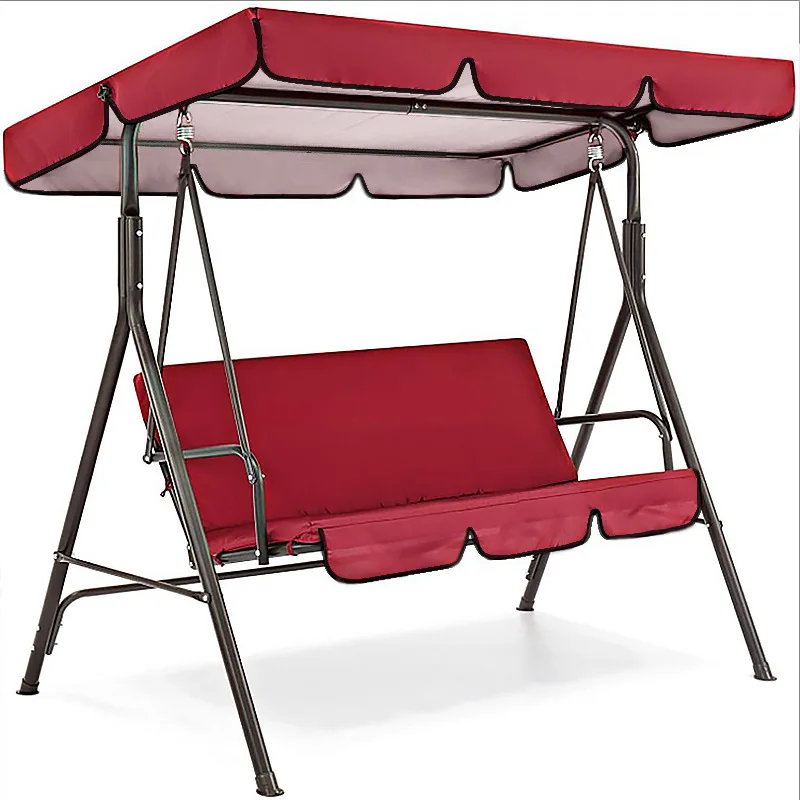 

Wholesale 210D Swing Chair Cover Multi-Color Optional Garden Yard Waterproof Outdoor Swing Set Oxford FabricTop And Seat Cover