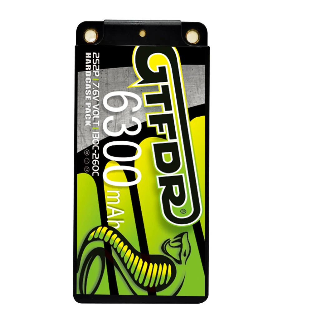 gtfdr lipo battery 2s short hv 76 v 6300mah 130c 5mm bullet competition короткий комп