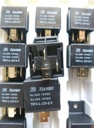 

10PCS/LOT NEW CAR AUTO 12V relay TRV4-L-12V-Z-F TRV4-L-12V-Z-F 24V DC24V 24VDC 30A 40A 14VDC 5PIN