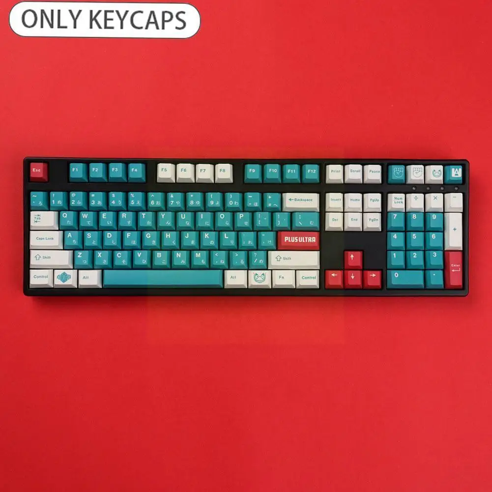 

Gmk Deku Keycaps Profile Pbt Dye-sub 129 Keys Japanese Keycap 61/64/68/84/98/108 Keycaps Christmas Color Adaptation U5d8