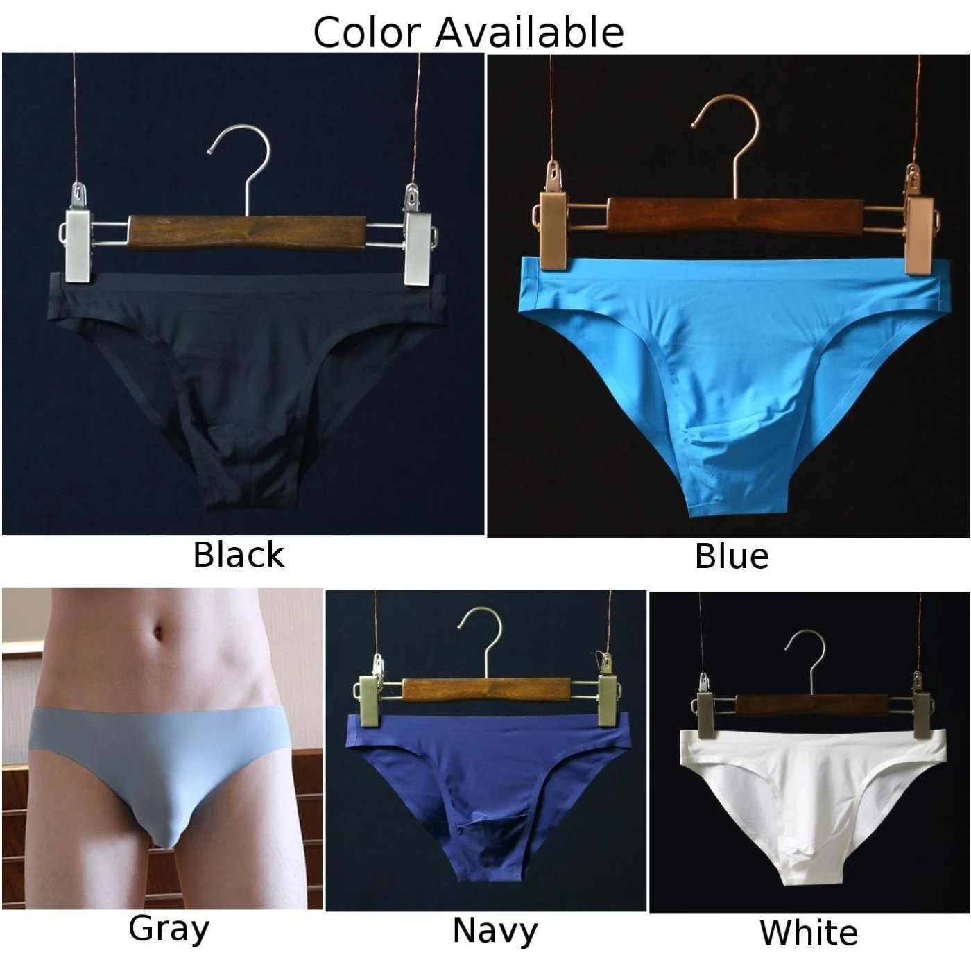 

Mens Briefs Contrast Color Soft Underwear Slips Summmer Briefs Underpants Male Sexy Low Waist Breathable Comfortable Clothes New