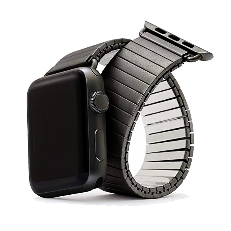 Ремешок из нержавеющей стали для Apple watch series 5/4/3/2/1 iwatch apple band 42 мм 38 44 40 эластичный