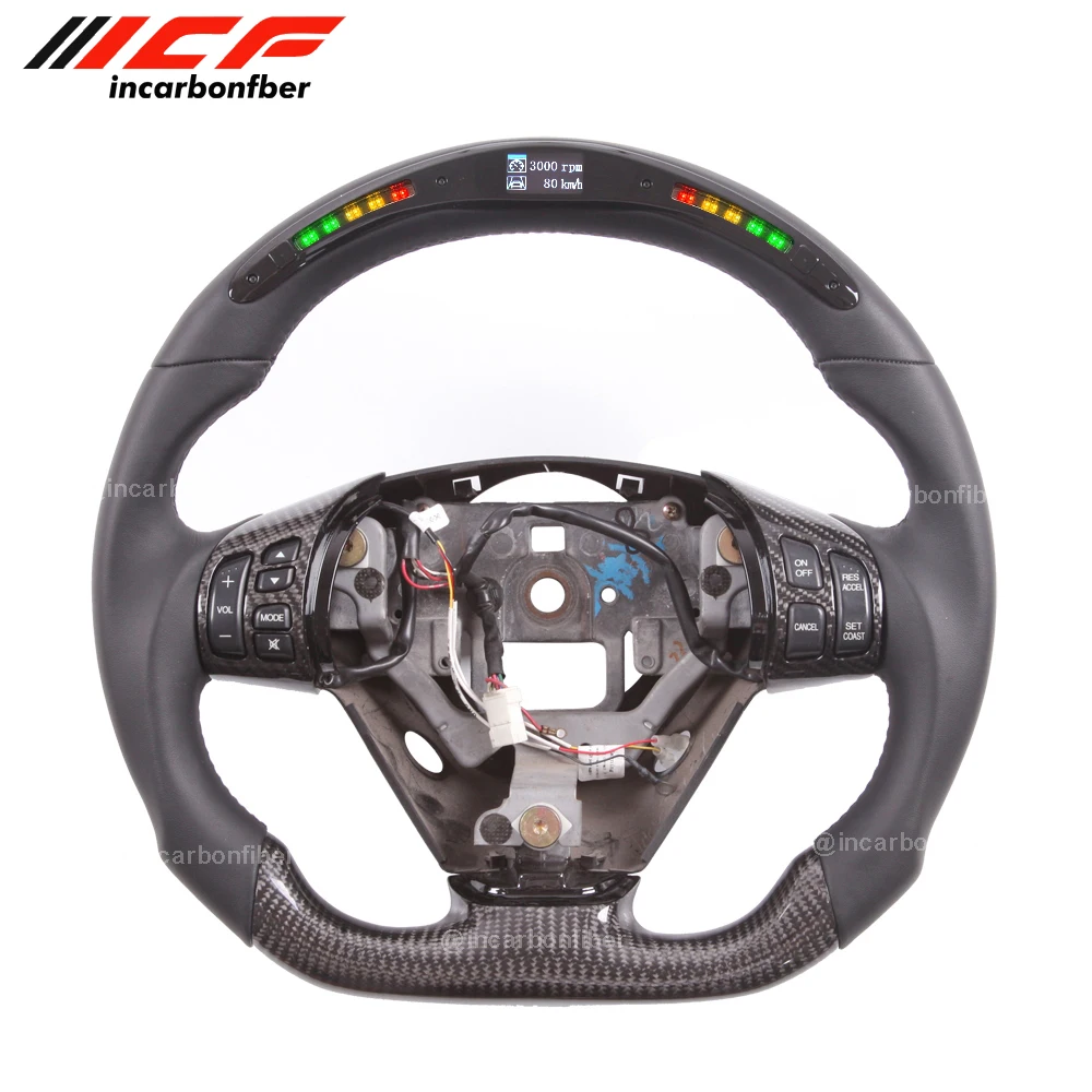 

Carbon Fiber LED Steering Wheel for Mazda RX8