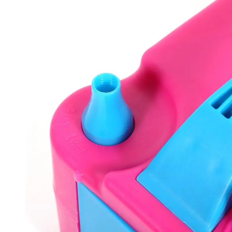 

Inflator Pump Portable Double Electric Balloon Air Pump Inflator Blower Party Pink Red Electric Balloon Pump Party Tool