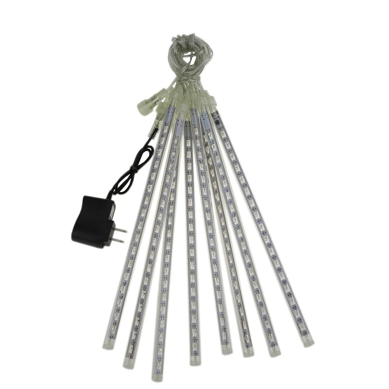 8 шт./компл. Метеоритный Дождь светодиодный трубки Водонепроницаемый 110V 220V