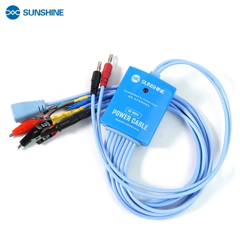 

Sunshine SS-905A Battery Power Supply Boot Activation Test Line IC Data Power Cable Motherboard Repair Line for iPhone 12 PRO