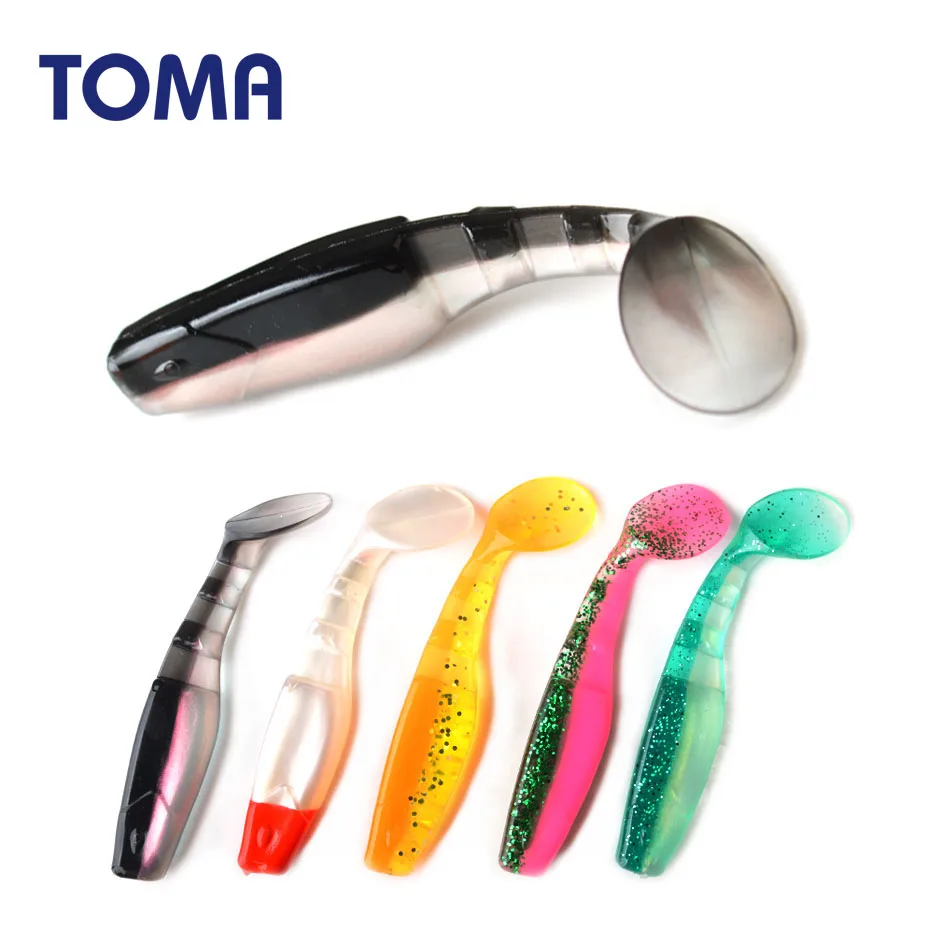 4 шт. силиконовые приманки для рыбы 80 мм 100 мм|Наживки рыбной ловли| |