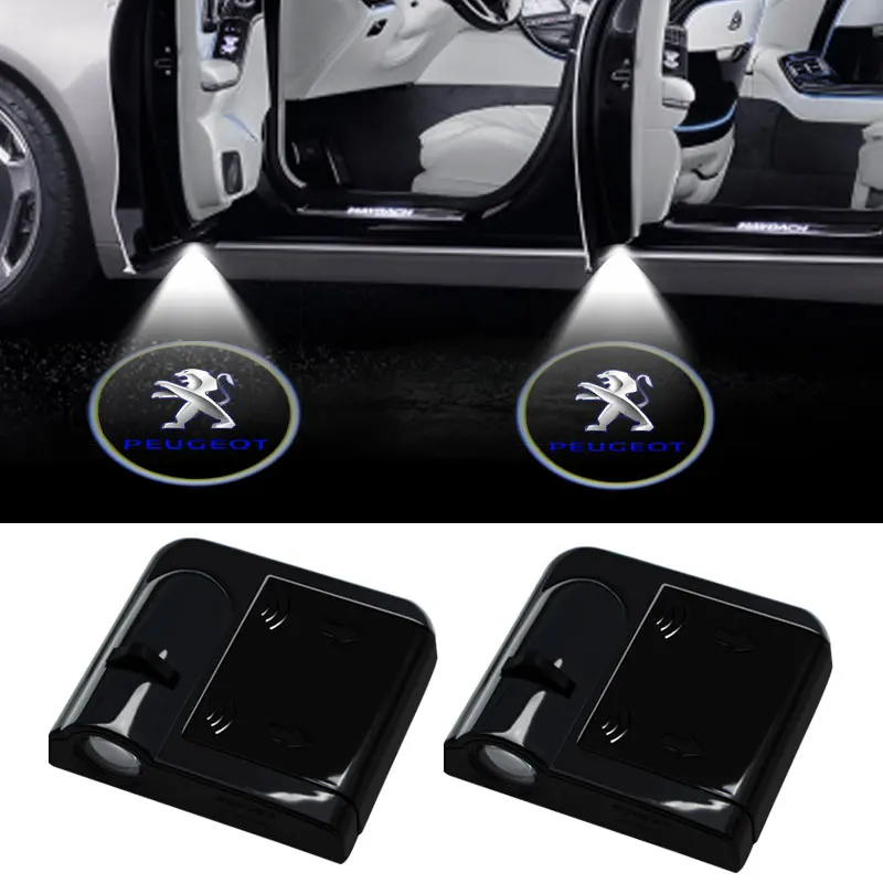 

LED Car Door Welcome Light Laser Projector Logo Ghost Shadow for Peugeot 106 206 207 208 306 307 308 3008 407 2008 4008 5008