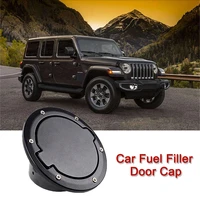 car fuel filler door cap gas tank cover replacement for jeep wrangler jk rubicon sahara unlimited 07 17 2 4 doors aluminum alloy