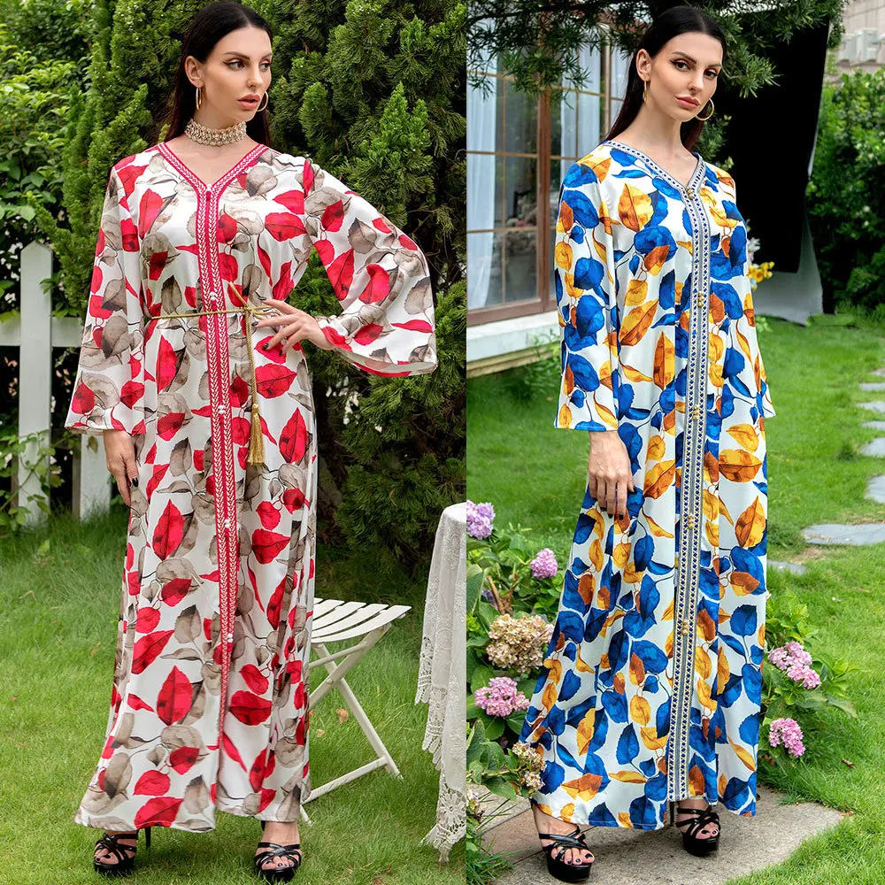 

Caftan Marocain арабский абайя Дубай длинное мусульманское платье для женщин, длинное женское платье, кафтан, марокканская одежда, Турция, ислам
