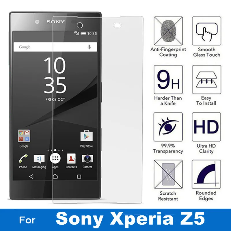 Комплект из 3 предметов для Sony Xperia z5 E6603 E6633 экрана мобильного телефона Защитная