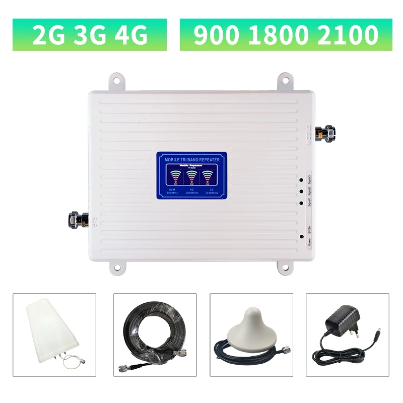 Усилитель сотовой связи GSM 2G 3G 4G трехдиапазонный усилитель мобильного сигнала LTE