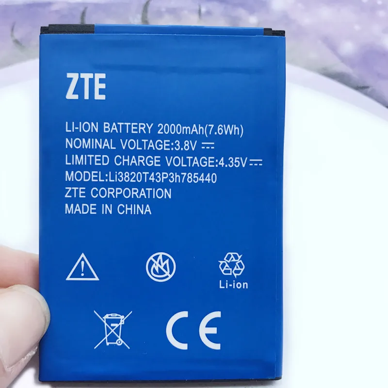 Оригинальный аккумулятор 2000 мАч Li3820T43P3h785440 для ZTE Blade L2 L 2 Plus L370 мобильный телефон