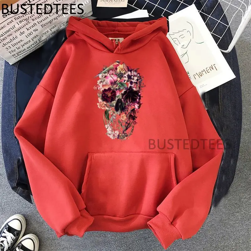 

Skull Light Paint Harajuku Hoodies Women Funny Hoodies 90s Fashion Graphic 2021 New Fashion Long Sleeve Tops Hooded Sweatshirts