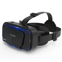 virtual reality 3d vr headset smart glasses helmet for mobile cell phone smartphones 7 inches lenses binoculars with controller