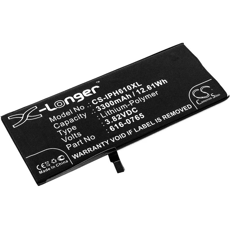 Обновленная батарея для Apple A1522 A1524 A1593 iPhone 6 5 Plus 3300mAh / 12.61Wh|Аккумуляторы мобильных