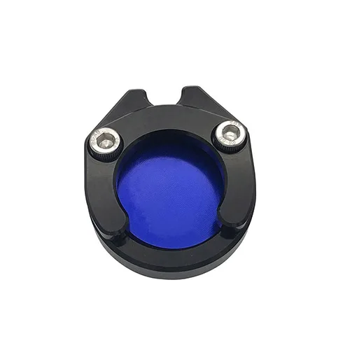 X-MAX Sidestand колодки для Yamaha XMAX 300 125 250 Мотоцикл с ЧПУ боковые подставки стенд расширение наколенник с пластиной - Цвет: 1 Big Stand Blue