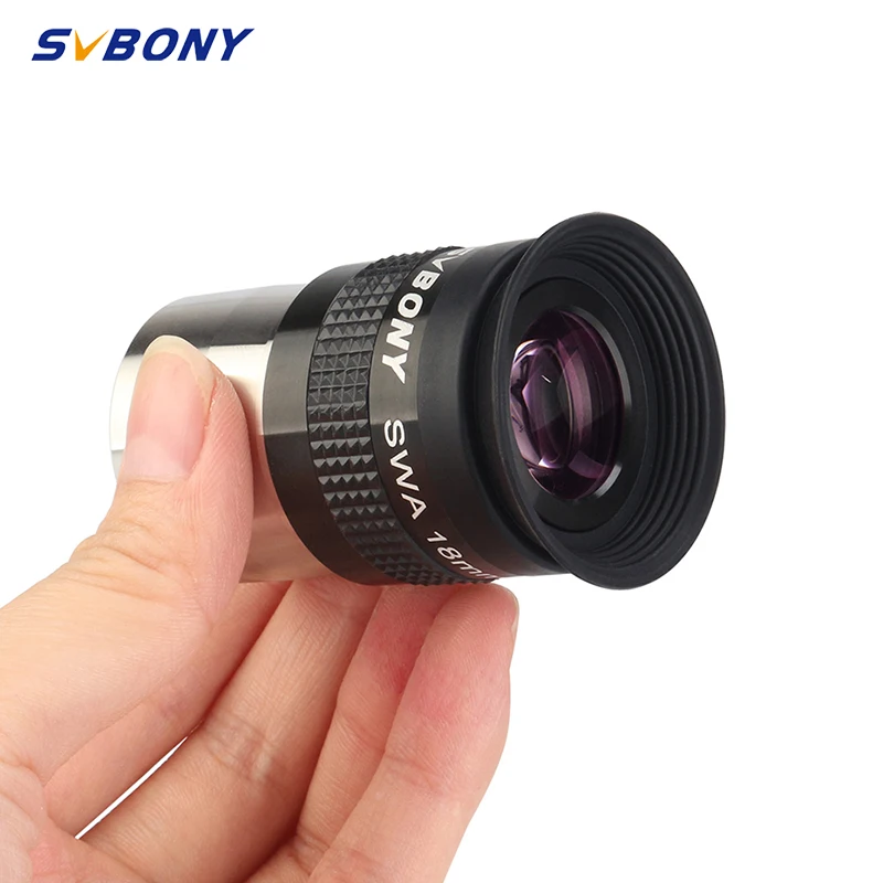 Сверхширокоугольный телескоп SVBONY SV136 18 мм 1 25 дюйма 72 градуса полностью покрытый