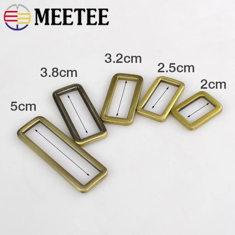 5/10 шт. Meetee металлический мешок пряжки регулируемый ремень лямки застежка для рюкзак обувь с ремешком в виде буквы ошейник аксессуары «сделай сам»