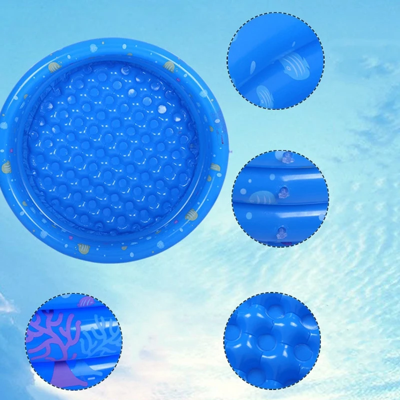 

Inflatable Swimming Pool Summer Children Round Basin Bathtub Portable Kids Outdoors Sport Play Toys Inflatable Paddling