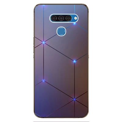 Для LG Q60 чехол роскошный чехол из ТПУ и силикона чехол s для LG K50 Телефон задняя крышка для LG Q 60 Funda Coque для LG V50/V50 ThinQ - Цвет: w66