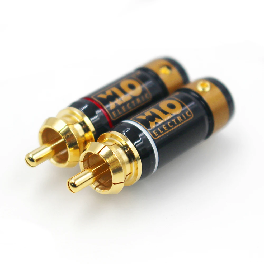 DIYLIVE HiFi XLO/высота RCA Лотос голова сигнальная линия разъем Чистая медь позолоченный