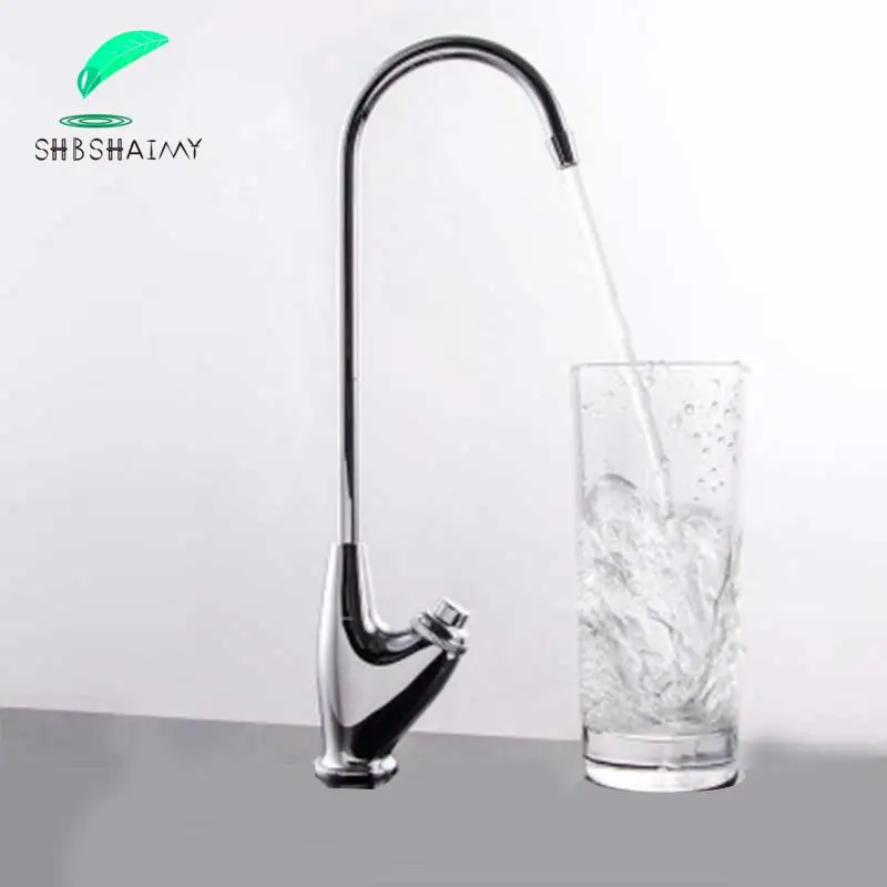 

Chrome 360 Degree Rotation brass drinking filtered water kitchen faucet For school company