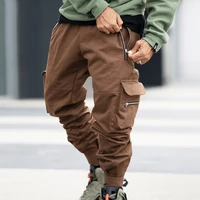 joggers men harem pants multi pockets streetwear hip hop sweatpants harajuku 2021 spring new casual track cargo pant trousers