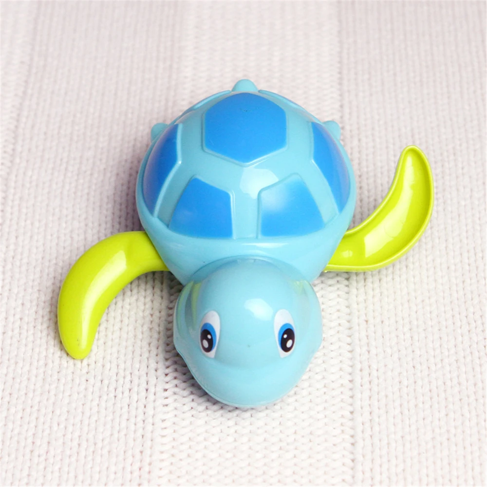 baby Classic bath toy Cartoon Animal Tortoise Swim Turtle Chain Clockwork interesting Toys Educational kid toys gift