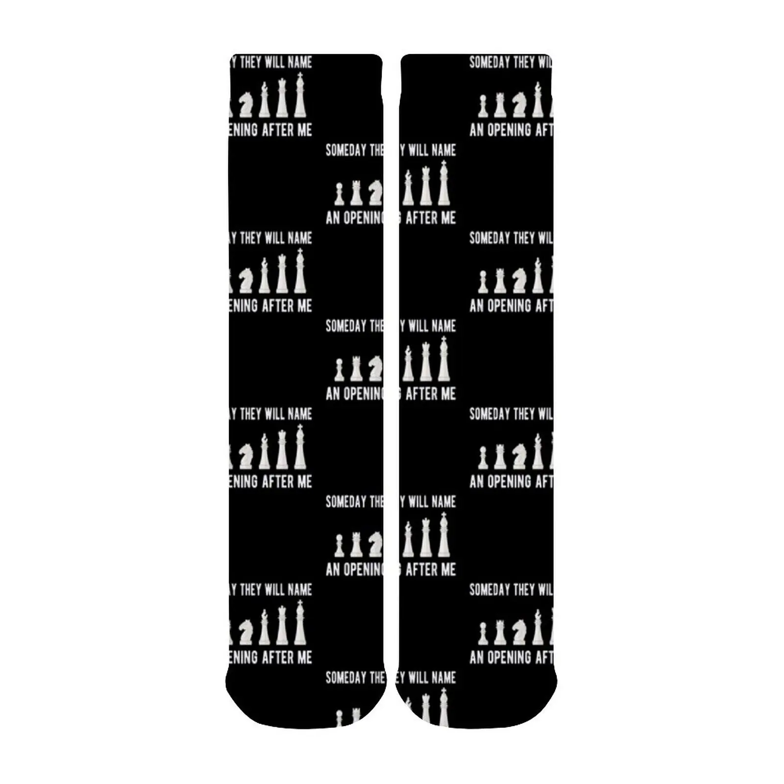 

Chess Socks Large Chemical Fiber Formal Stockings Printed School Runner Non-Slip Socks
