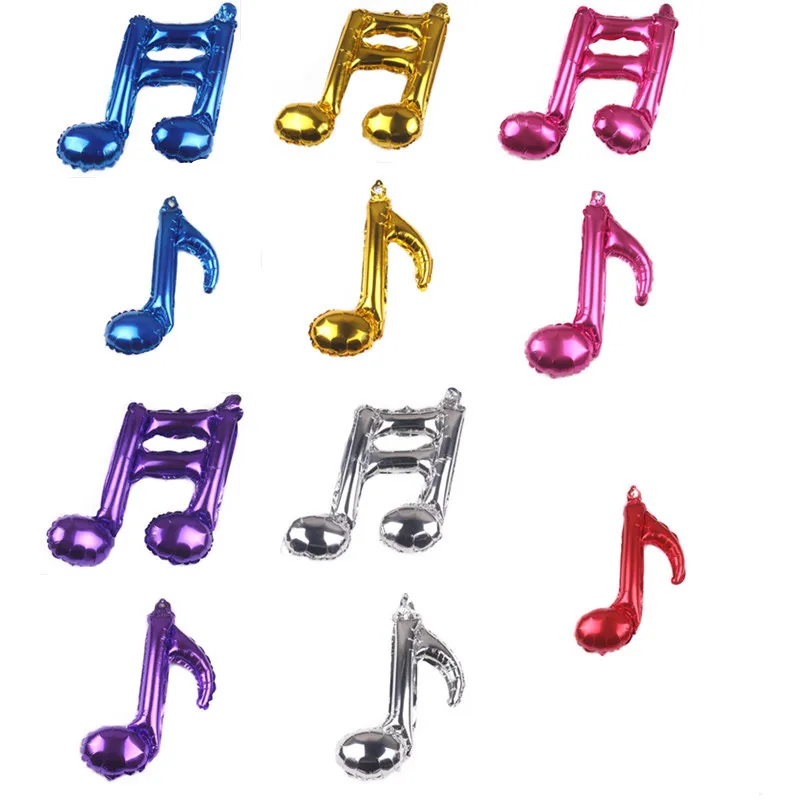 Музыкальная нота воздушный шар из фольги Свадебные украшения на день рождения