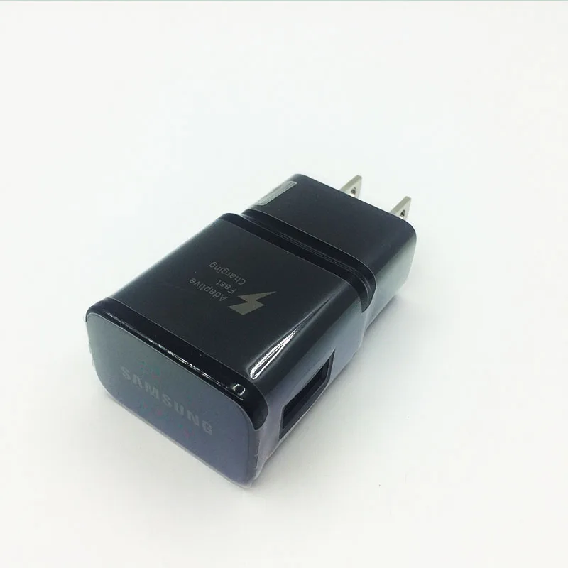 US Charger Only Samsung USB зарядное устройство Быстрая зарядка для samsung s10 s9 s8 plus настенный адаптер для Xiaomi mi 9 Красный mi note 7 8 pro зарядное устройство для мобильного телефона - Тип штекера: US Charger Only