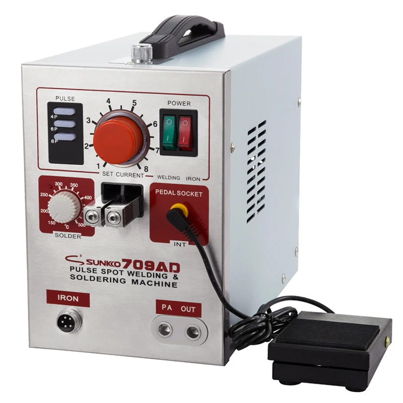 SUNKKO 709AD точечной сварки накопленной энергией 2.2KW высокое Мощность точечная