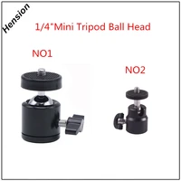 mini tripod ball head 14 screw for tripod 14 screw for flash holder dslr camera accessories 360 swivel bracket holder