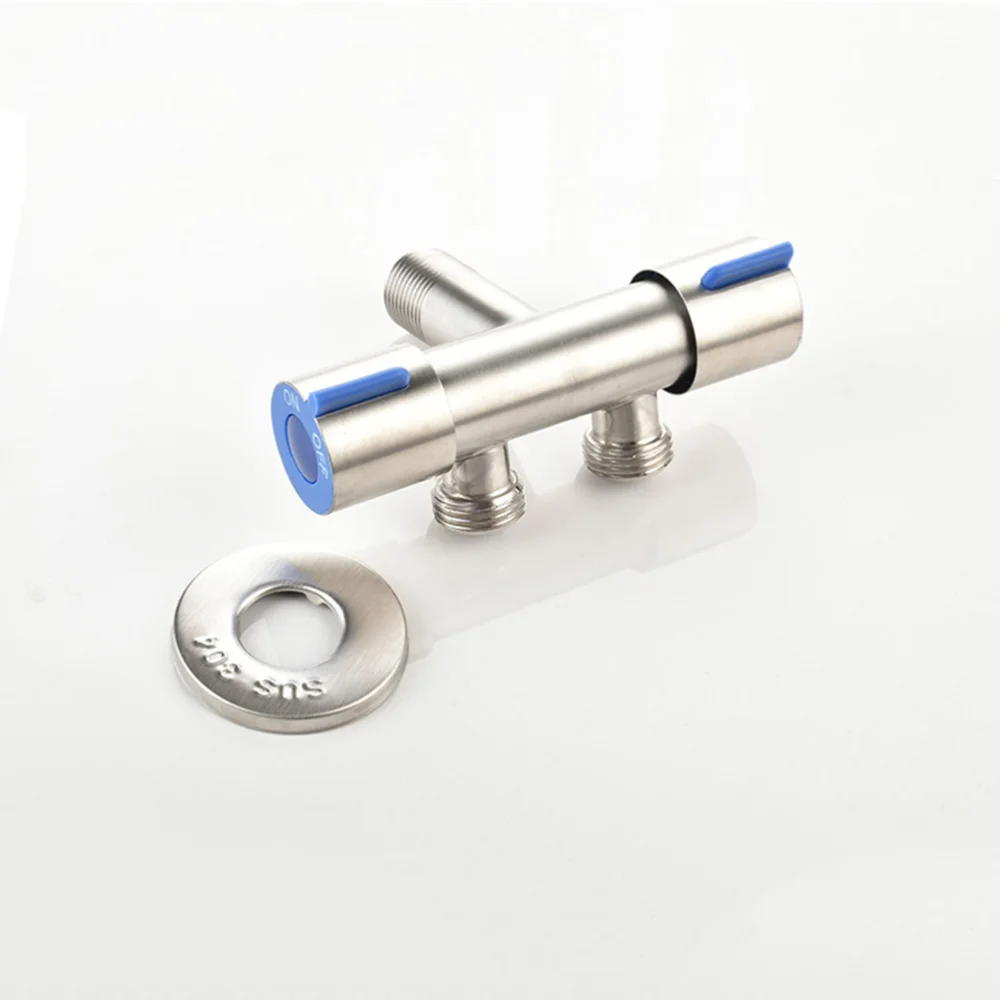 

Bathroom Washing Machine Double Handle Stainless Steel Cold Water