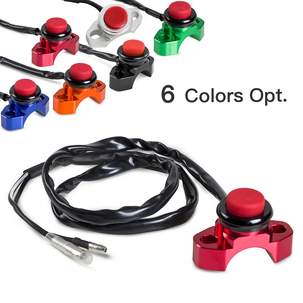 Универсальная кнопка переключения останова двигателя для KAWASAKI KX KXF KLX Yamaha YZ YZF WRF FX