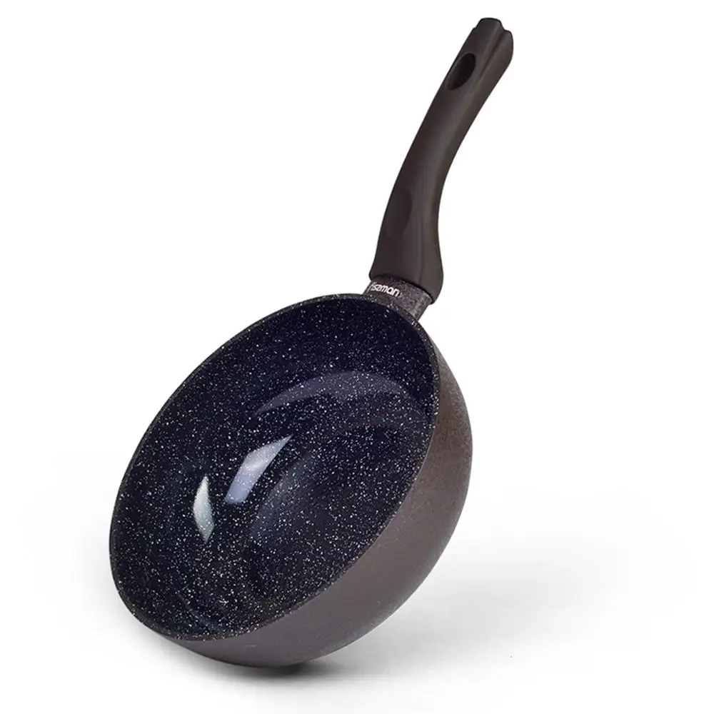 Фисман черное Мраморное керамическое покрытие антипригарная алюминиевая