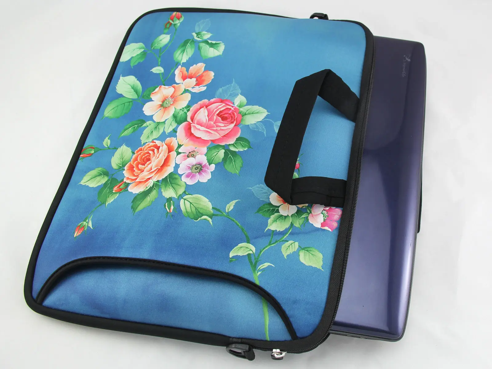 panda laptop sleeve shoulder bag for macbook dell hp asus acer lenovo surface notebook pro air 11 13 13 3 14 15 17 soft cover free global shipping