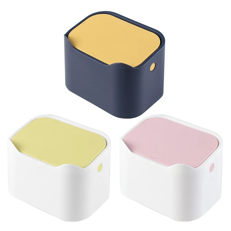 Настольная многофункциональная мини корзина для мусора ведро домашнего и