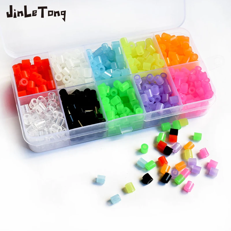 JINLETONG 800pcs Хама бусины 5 мм Комплект фильтров световой предохранитель головоломки