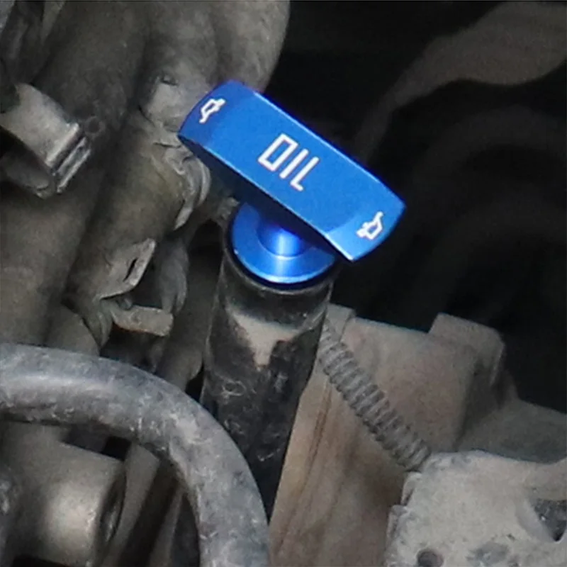 Сменные аксессуары для автомобилей SPEEDWOW красно синий масляный щуп из