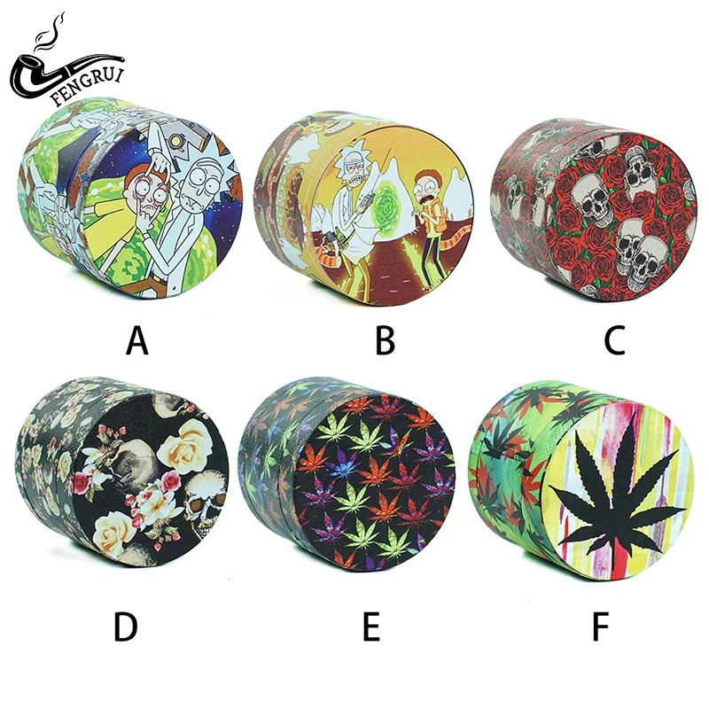 4 слоя табака травяной измельчитель ручной трубы курить Точильщик металла Кухня