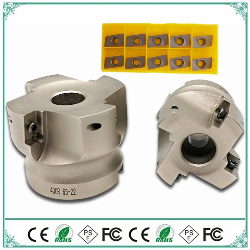 Фрезерная головка BAP400R 50 63 80 100 1 шт. + лезвие APMT1604 10 фрезерные диски для станка с ЧПУ
