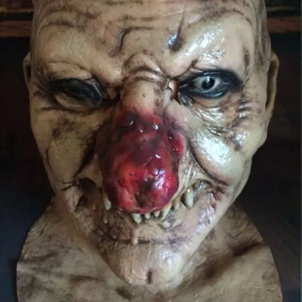 Латексная ужасная маска Goblins с большим носом страшный костюм косплей-реквизиты